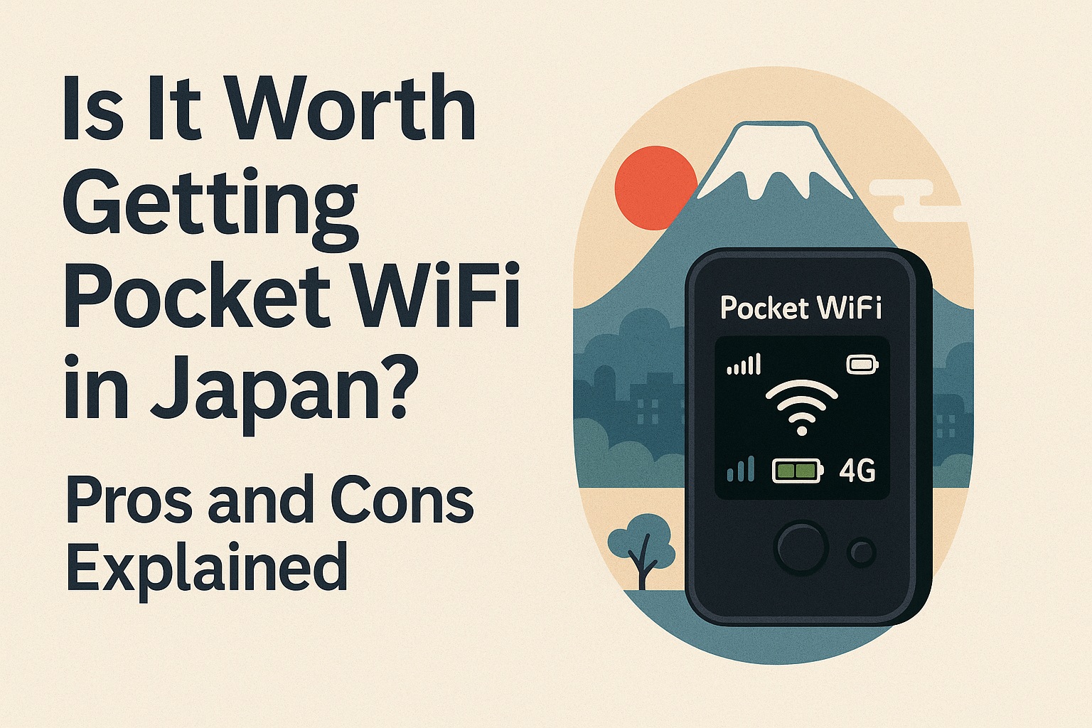 Is It Worth Getting Pocket WiFi in Japan? Pros and Cons Explained